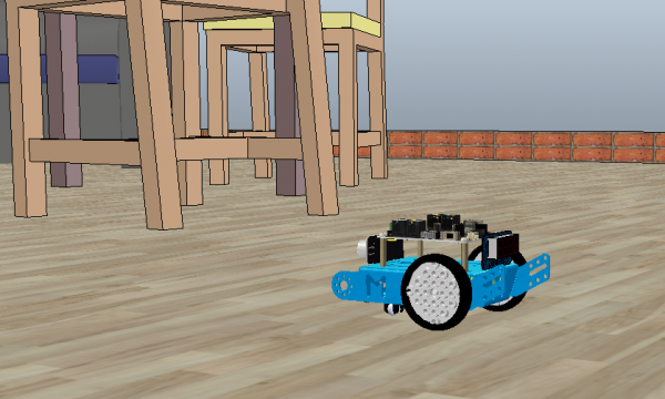 Introduction to robotics in a virtual environment with Mbot