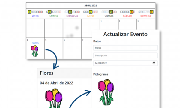 PictoCal: calendario dixital interactivo baseado en pictogramas