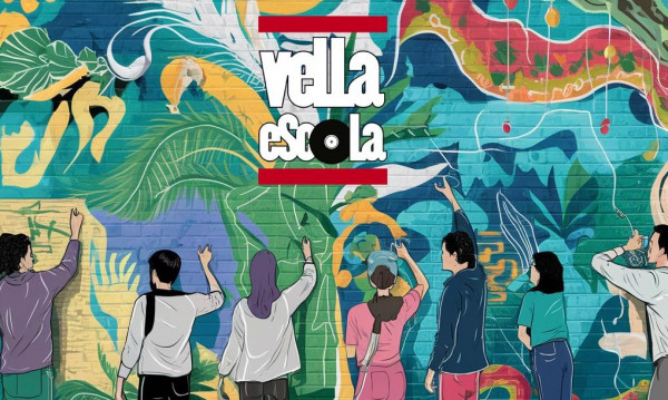 Collaborative Anti-pollution Mural - Vella Escola