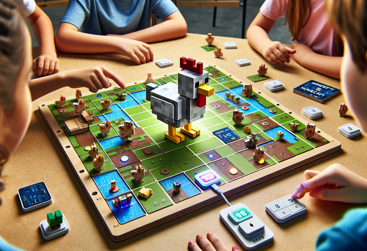 Terracraft - Interactive Board Game with Minecraft